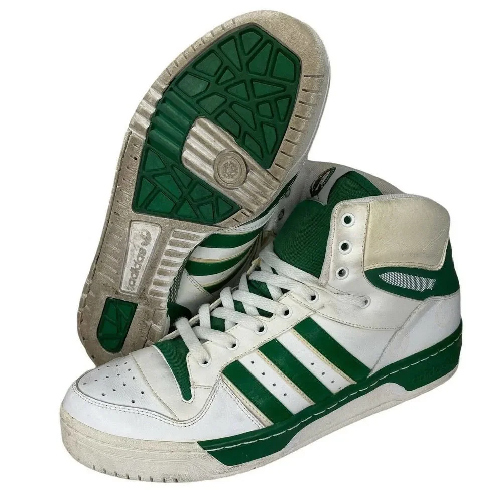 adidas gazelle silver green womens Limited edition White / Green Boston Celtics Adidas Forum low trainers –  Sneakcustomtrainers.com
